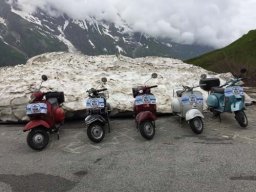 Juni 2018 Vespa Alp Days in Österreich